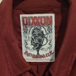 Dixxon Burgundy Shirt Women's Xl BORDEAUX